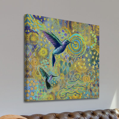 Hummingbird by Rick Novak - Wrapped Canvas Print