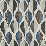 Tissu 100% coton à feuille de bois Global Expressions