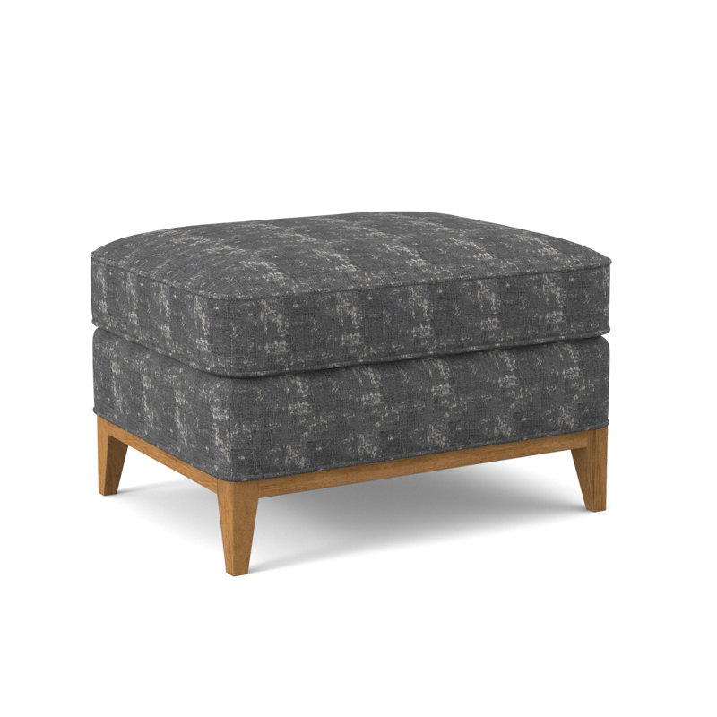 Sonoma Ottoman, Margaret Lagoon Polyester Blend, Amber