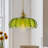  Elegant 10" Single-Light Scalloped Petal Glass Pendant-1001525540