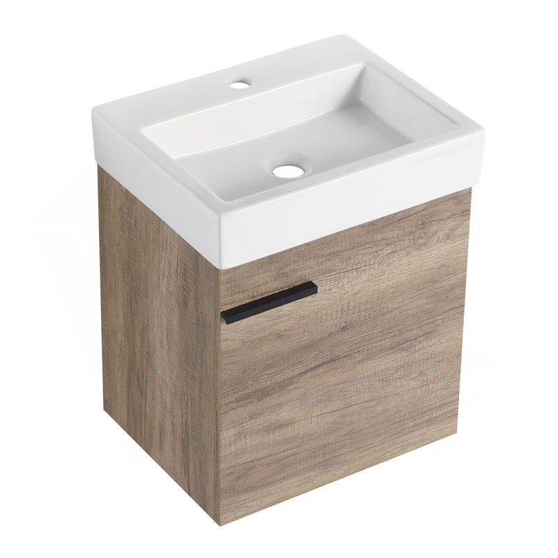 Meuble-lavabo 18 po avec comptoir, petit meuble-lavabo et lavabo
