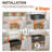 30" L x 18" W Fireclay Apron Front Farmhouse Sink for Kitchen & Laundry, Single Bowl Black Farm Sink, Included 2 Custom Accessories-110500101