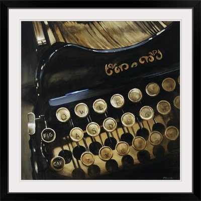 'Typewriter' Print