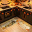 Tapis de cuisine d'Halloween (lot de 2) - Tapis et descente de lit fantômes pour chiens et chats