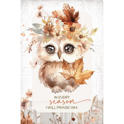 Plaque en bois «In Every Season Mini Blessings» - 4 po x 6 po