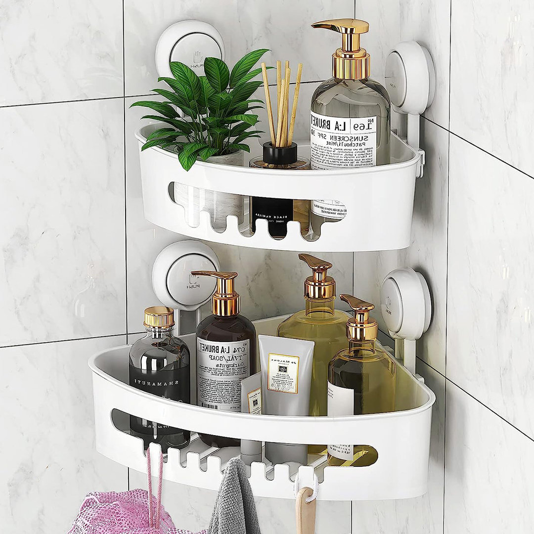 Rebrilliant Midyette Wall Shower Caddy | Wayfair