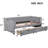 Velvet Twin Daybed With Ergonomic And 2 Space Drawers In Back Design For Storage-1125706382
