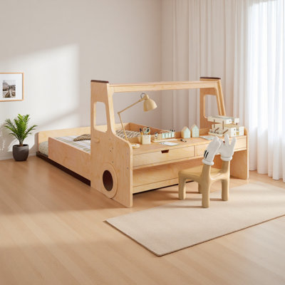 Floor Bed With Interesting Car-Shape Design