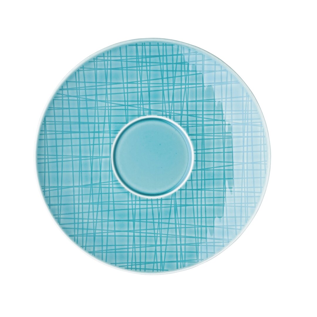 Suppen-Untertasse Mesh Colours Aqua