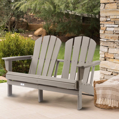 Ensemble de chaises Adirondack en plastique Christiano Classic