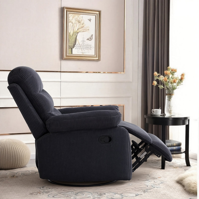 Fauteuil inclinable et pivotant en plusieurs couleurs 360 °, Gris