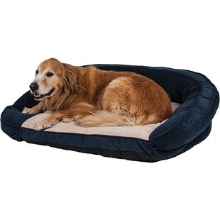 SnooZZy Chevron Chenille Bumper Dog Bed