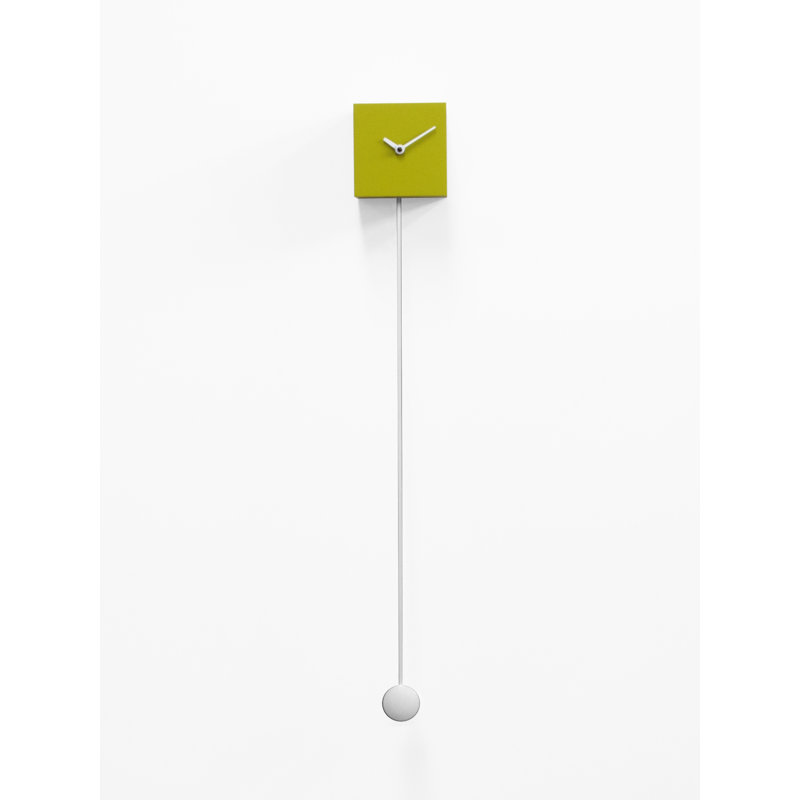 Kingon Wood Wall Clock, Green