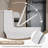 Ally Standard Bathroom Toielt, Modern Toilet with Comfort Chair Height Floor Mounted(Seat Included)-94078769-92475487