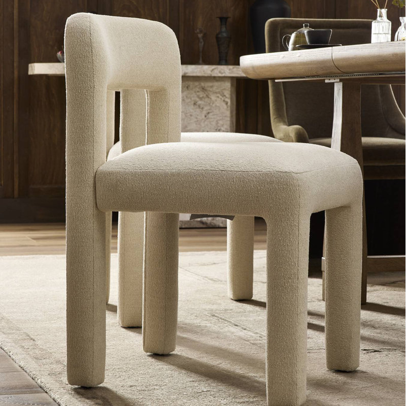 Rodin Dining Chair-Crypton Wayfarer Snow