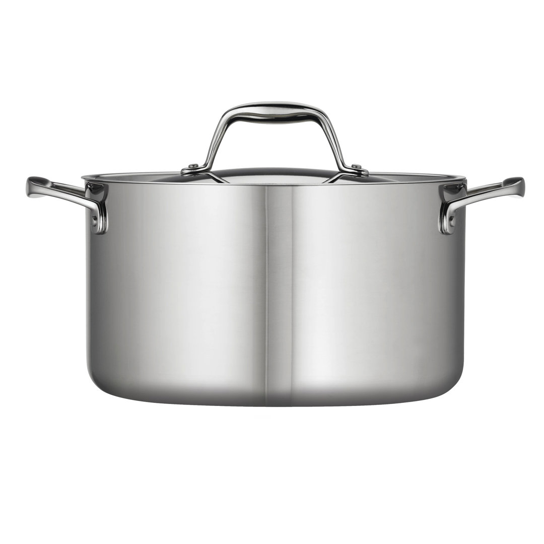 Tramontina Signature Tri-Ply Clad 6 Qt. Stock Pot with Lid Tramontina