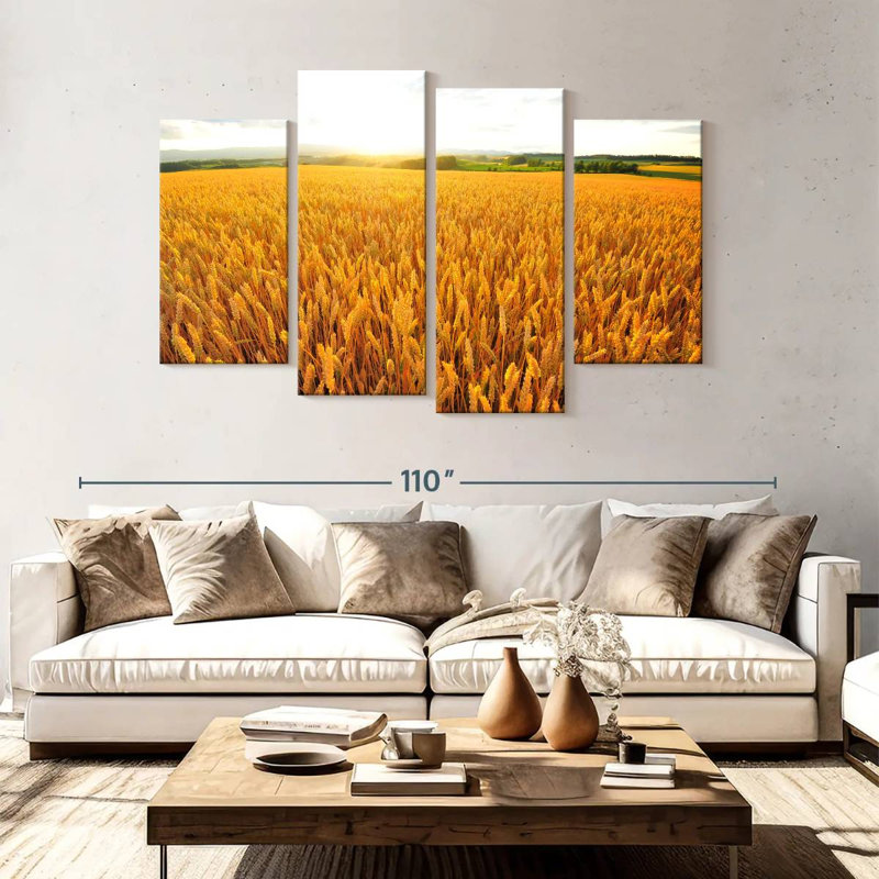 Champ de blé Alvord Hokkaido, H 54 po x l 84 po