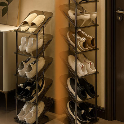 6 Pair Shoe Rack