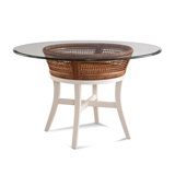 Boone Round Glass Dining Table