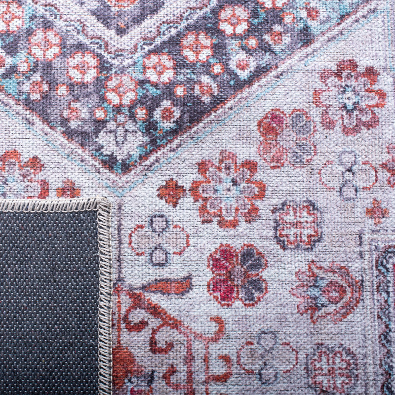 Hallel Performance Machine Washable Oriental Rug, Runner 2' x 9'