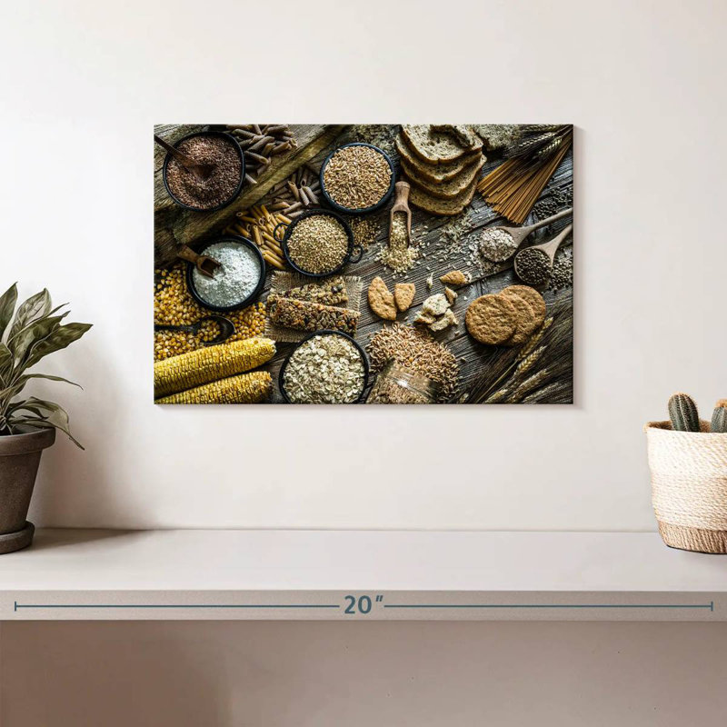 Yarlin Rustic Whole Grains, 8" H x 12" W