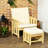 Marnice Wood Outdoor Dining Armchair with Cushion