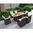 6 - Person Patio Dining Set Rectangular Table with Cushions Included