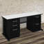 Bureau pour enseignant Nevjana Fusion avec tiroir à double caisson-131006417-131006420