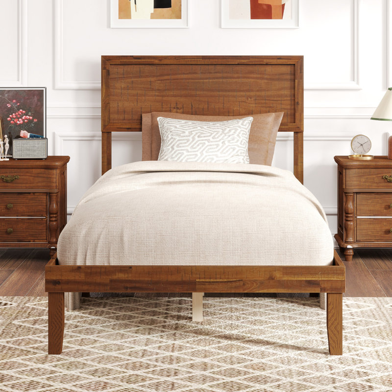 Solid Wood Bed