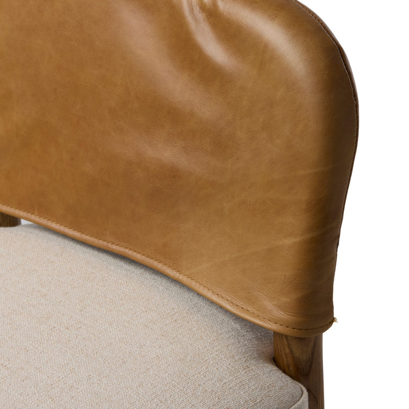 Ryver Stool-Dulane Mahogany-Counter, Antwerp Natural