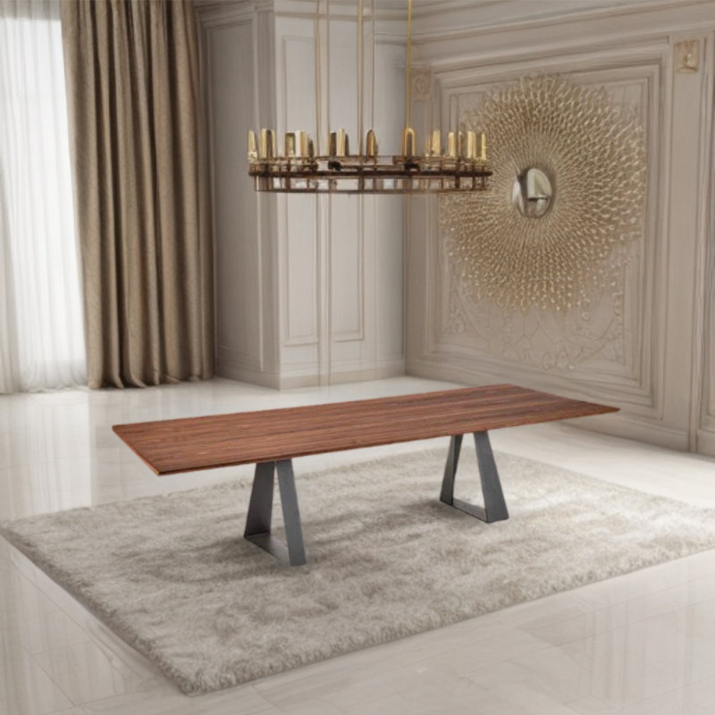 Table de salle à manger Fontelle, L 27,56 po x L 55,12 po