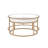 Engineered Stone Top Nesting Table Set