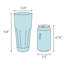 Monti-Pint 16 oz. Crystal Pint Glasses