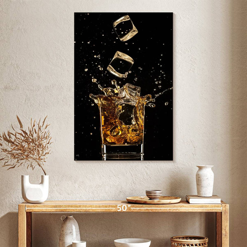 Sur toile, H 26 po x l 39 po x P 1,25 po