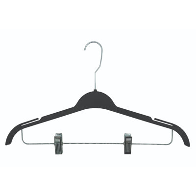 Plastic Hangers With Clips for Dress/Shirt/Sweater