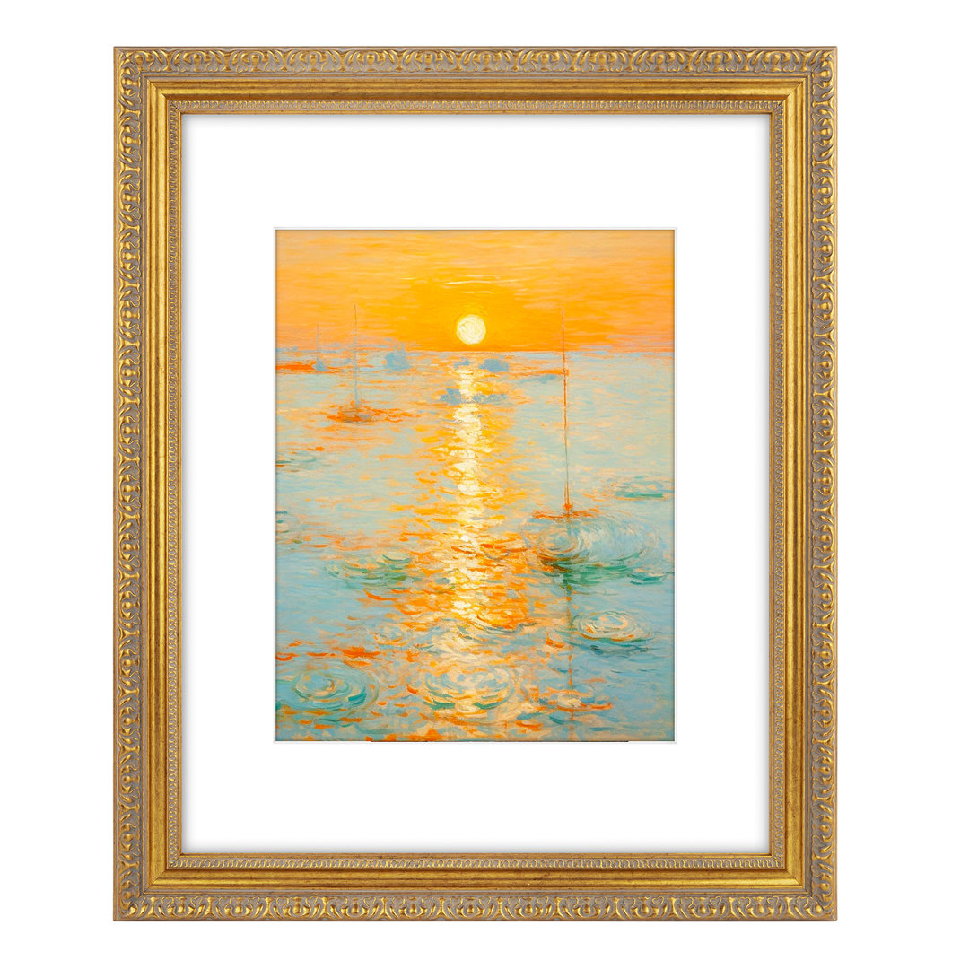 16x20 Vintage Gold Picture Frame House of Hampton® 