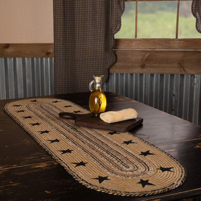 Kettle Grove Geometric Oval Table Runner