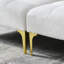 Tissu convertible futon avec pieds en métal