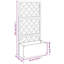 Danijel Wood Planter Box with Trellis
