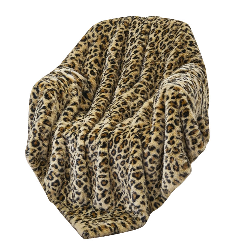 Luxury Faux Fur Throw Blanket 50x70