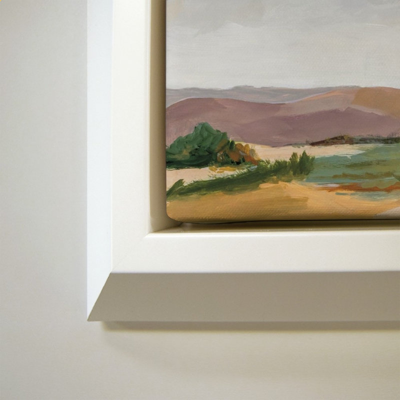 Nature Walk II, 64" H x 44" W, White