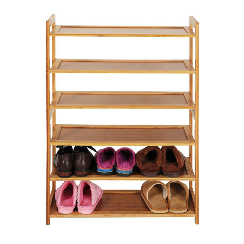 24 Pair Stackable Shoe Rack
