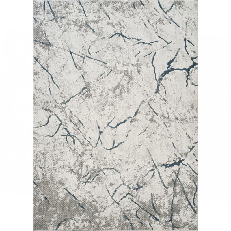 Tapis gris, Rectangle 7 pi 10 po x 10 pi 6 po