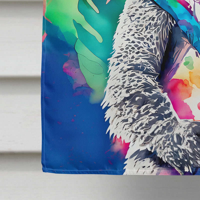Drapeau de maison de koala hippie