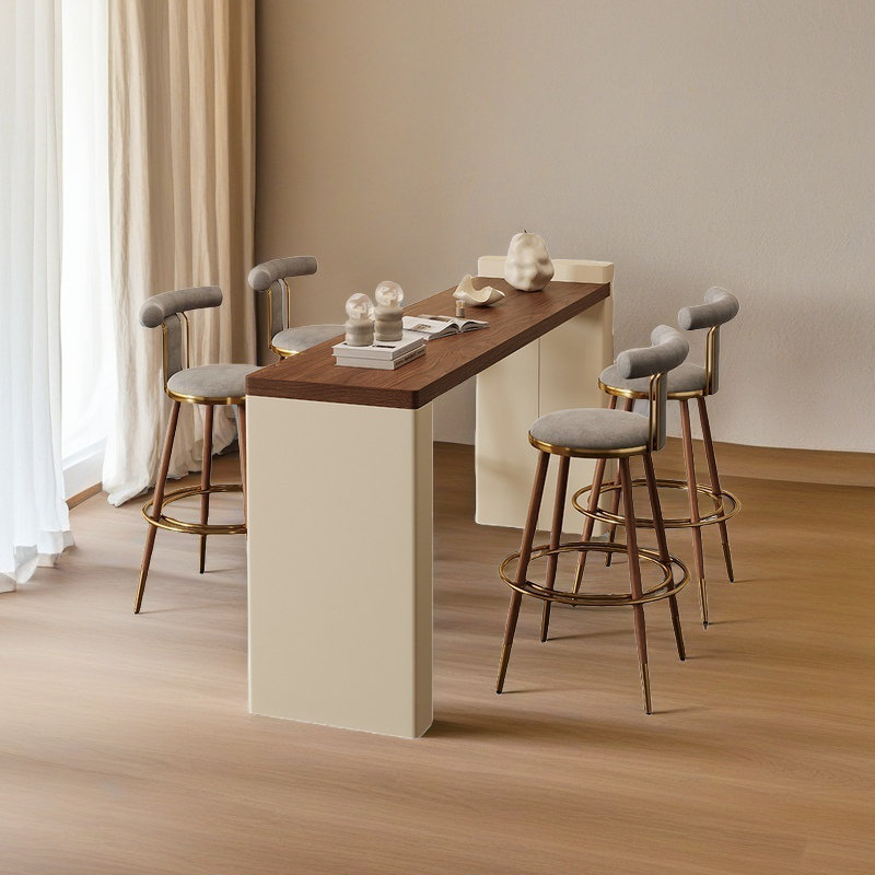 Ancient style minimalist bar table, 39.3"H x 55.1"L x 19.6"W