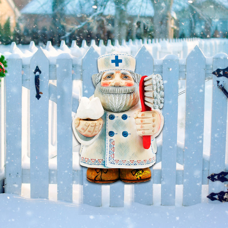 Cintre pour porte père noël