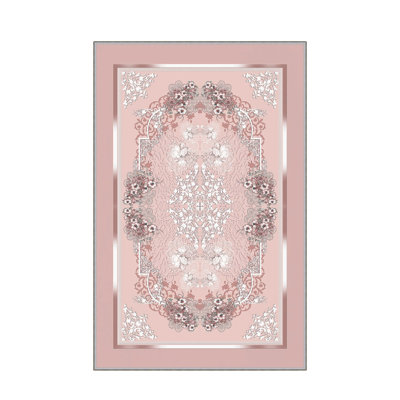 Elegant Hall Carpet, 31.5 x 78.7 inches | 100% Polyester, 0.4 inch Pile Height | Antibacterial, Non-Slip PVC Felt Dot Underside | Machine Washable, Durable Woven Design | Perfect for Entryways & Living Spaces