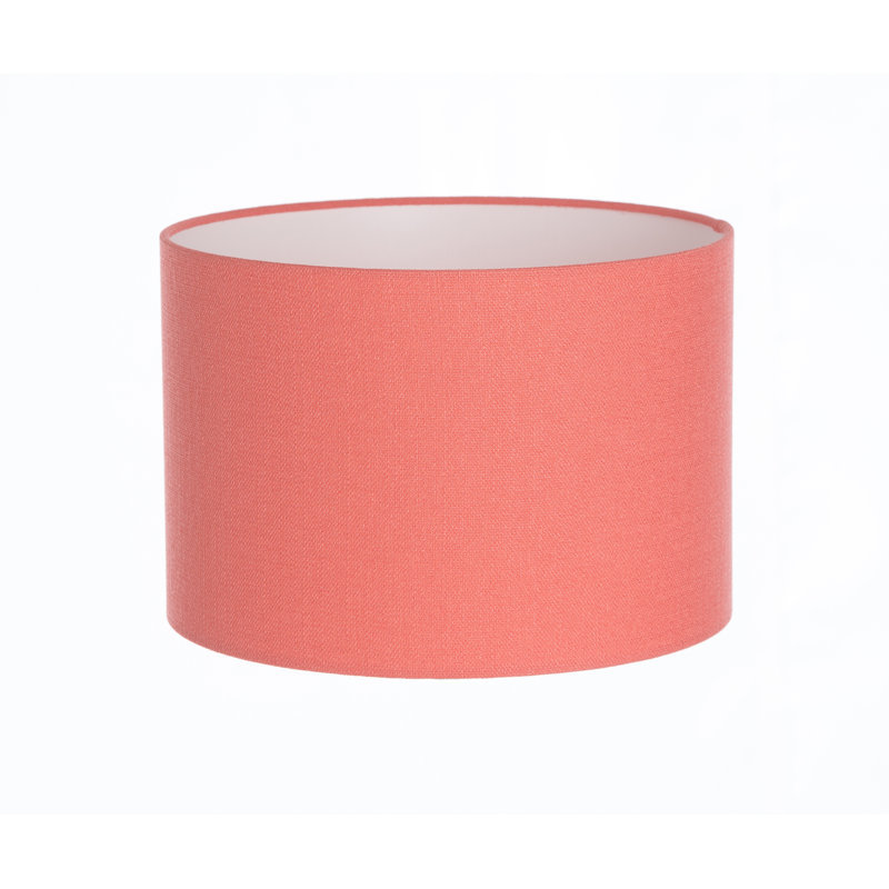 Linen Drum Lamp Shade ( Screw On ), Black, 28cm H x 45cm W x 45cm D
