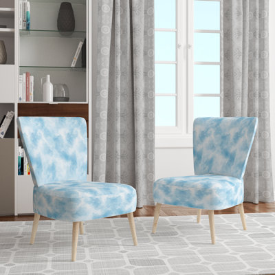Chaise rembourrée Coastal - Blue Fog