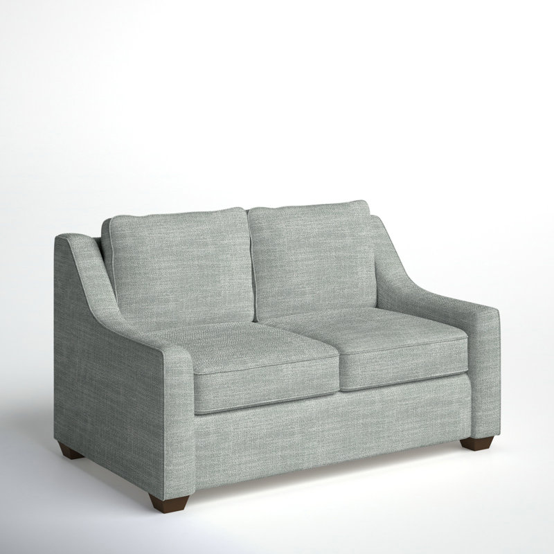 Gemi Upholstered 56.5'' Sofa, Conversation Capri Basketweave